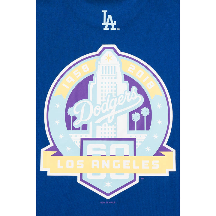 เสื้อยืดแขนสั้น New Era รุ่น 59Fifty Pack - Fire Los Angeles Dodgers Cooperstown Light Royal Short Sleeve T-Shirt