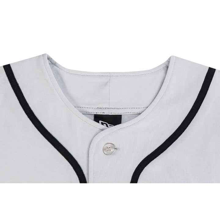 New Era เสื้อเบสบอลรุ่น New Era Silver Snow Baseball Jersey