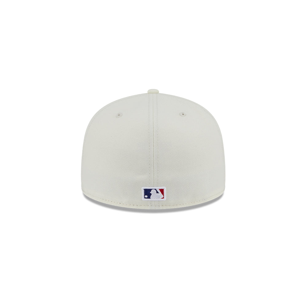 New Era หมวกรุ่น LOS ANGELES DODGERS 59FIFTY PACK - CITY SERIES CHROME WHITE 59FIFTY CAP