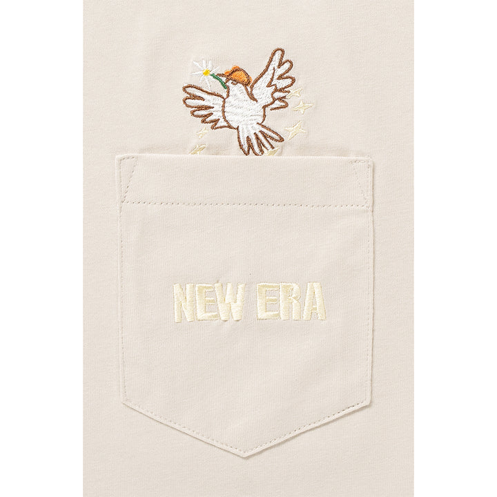 New Era เสื้อยืดแขนสั้นรุ่น NEW ERA EARTH DAY VINTAGE STONE SHORT SLEEVE POCKET T-SHIRT