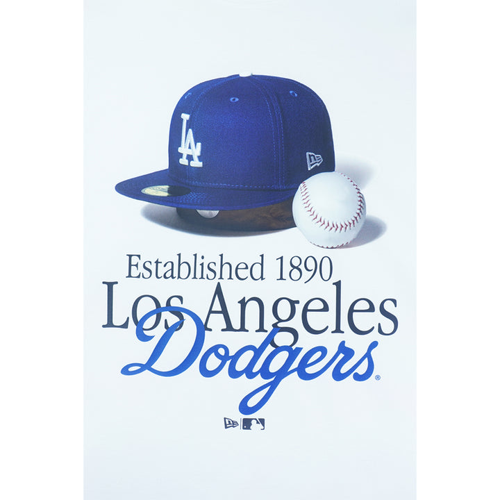 New Era เสื้อยืดแขนสั้นรุ่น LOS ANGELES DODGERS GRAPHIC PACK CEWHITE (WHITE) OVERSIZED SHORT SLEEVE TEE APPAREL