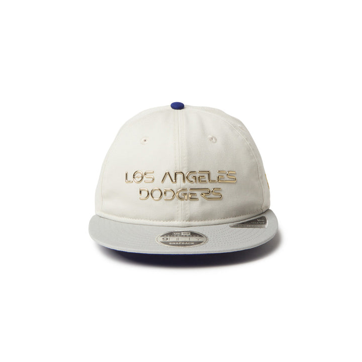 New Era หมวกรุ่น New Era X Hajime Sorayama Los Angeles Dodgers 2-Tone Silver Visor Ivory Rc 9Fifty Cap
