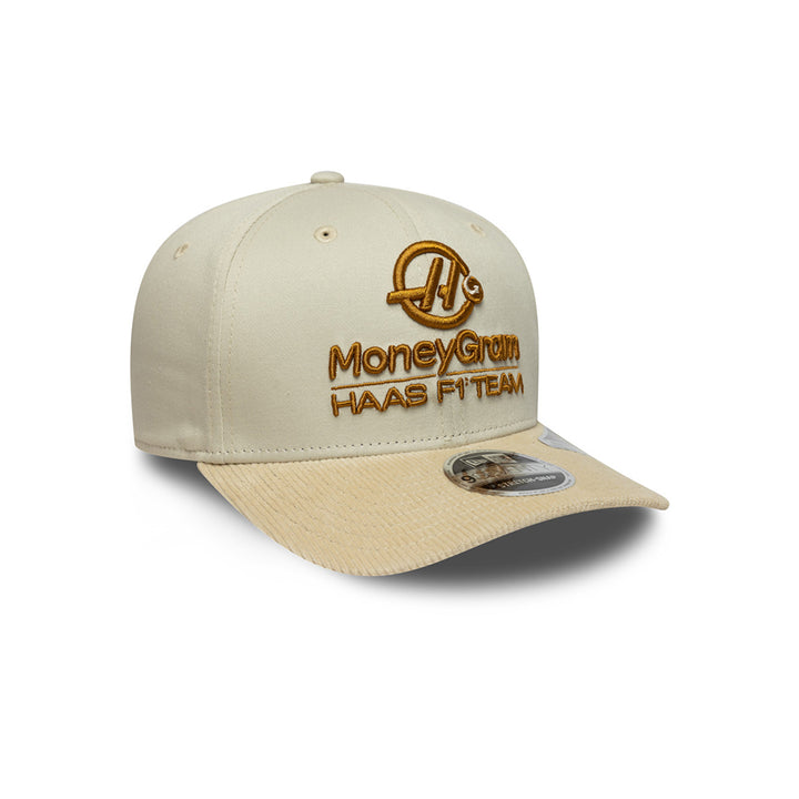New Era หมวกรุ่น HAAS FORMULA 1 EMEA MOTORSPORT LIGHT BEIGE 9SEVENTY STRETCH SNAP CAP