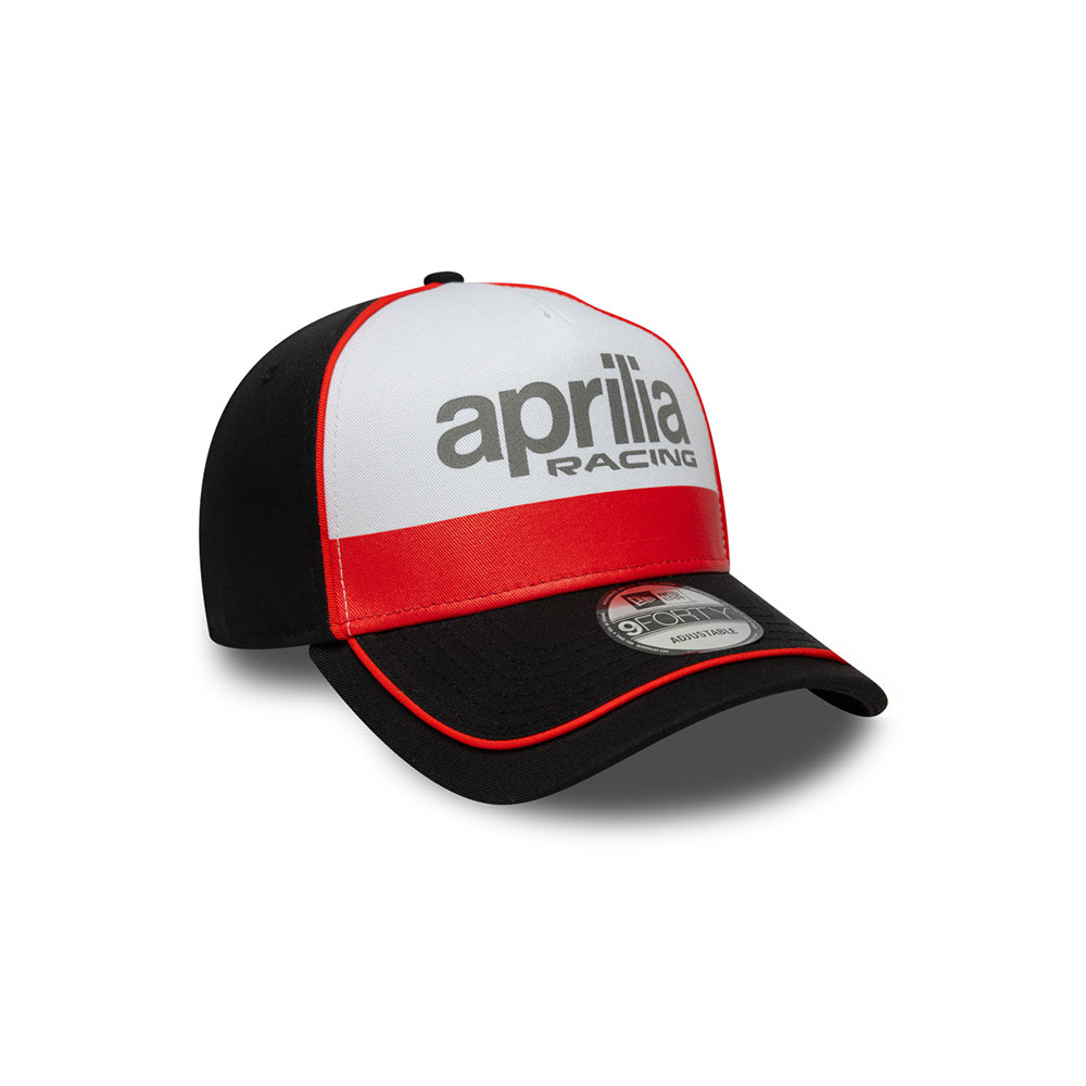 New Era หมวกรุ่น APRILIA EMEA MOTORSPORT BLACK 9FORTY M-CROWN A-FRAME CAP