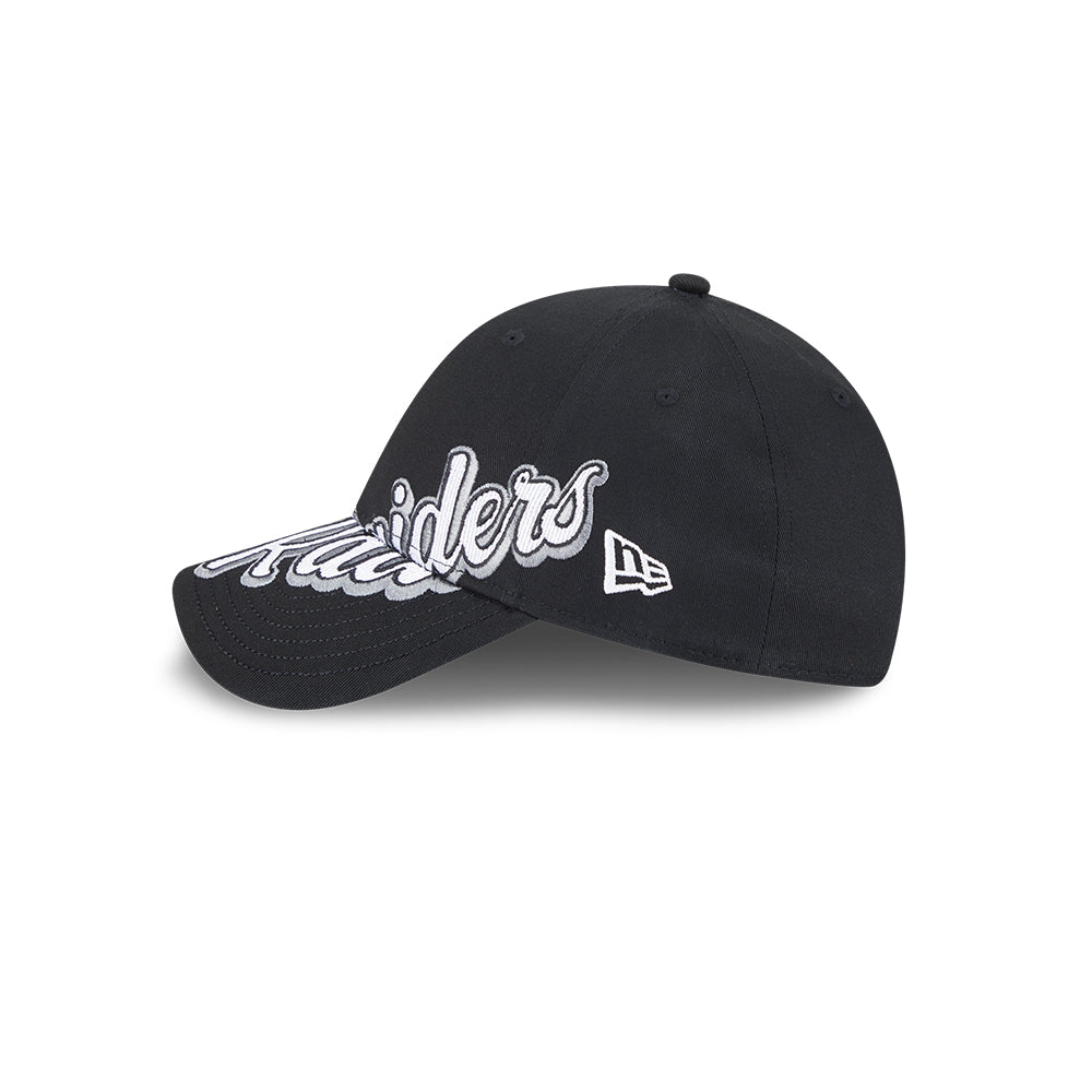 New Era หมวกรุ่น LAS VEGAS RAIDERS MIX LEAGUE CROSS PANELS BLACK 9FORTY CAP
