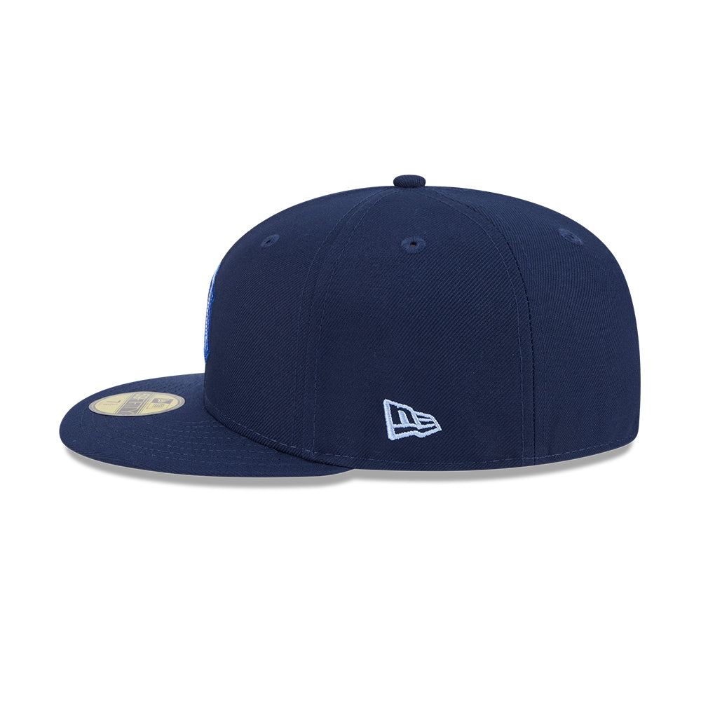 New Era หมวกรุ่น 59Fifty Pack - Neon Glow Detroit Tigers Cooperstown Oceanside Blue 59Fifty Cap