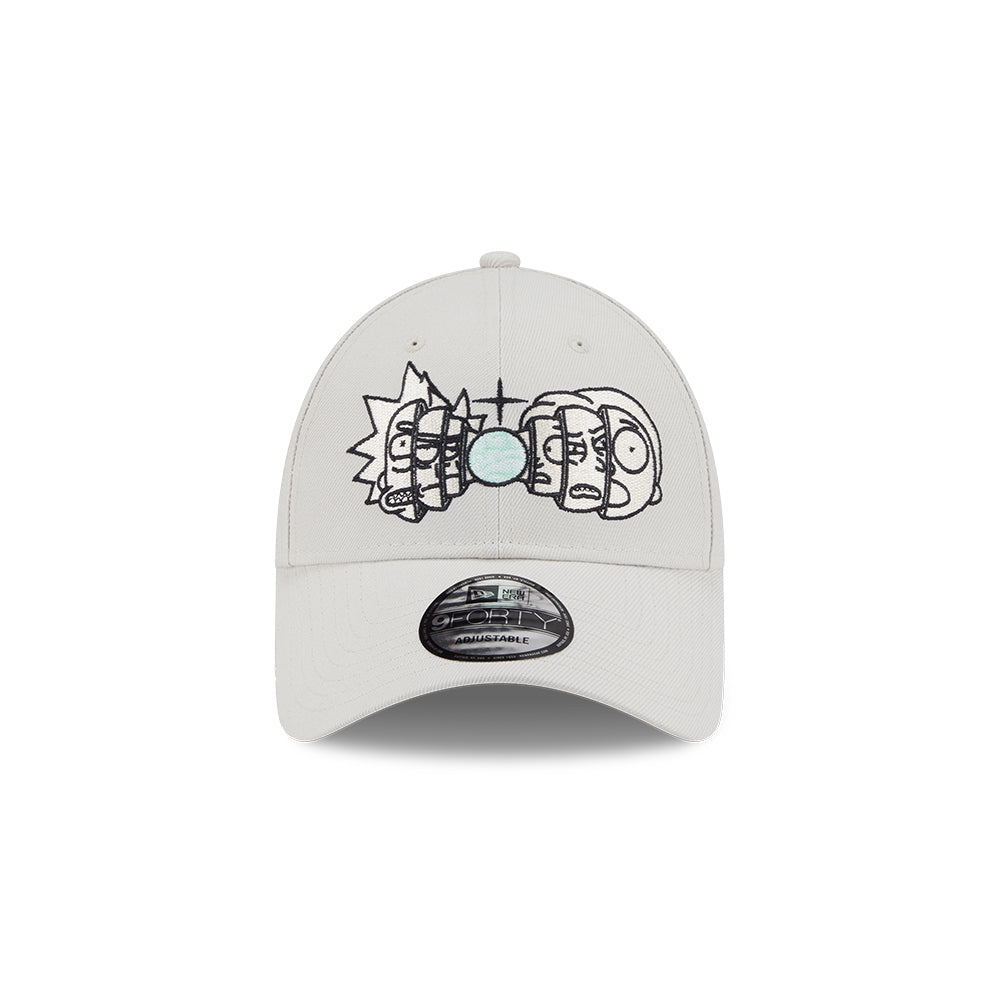 New Era หมวกรุ่น Rick And Morty Split Graphic Vintage Stone 9Forty Cap