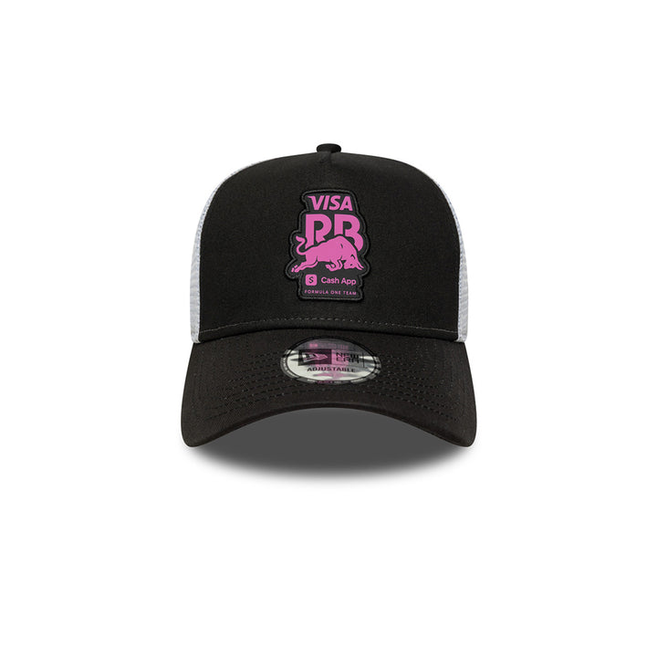 New Era หมวกรุ่น VISA CASH APP RACING BULLS EMEA TEAM SPORT BLACK 9FORTY A-FRAME TRUCKER CAP