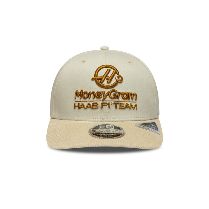 New Era หมวกรุ่น HAAS FORMULA 1 EMEA MOTORSPORT LIGHT BEIGE 9SEVENTY STRETCH SNAP CAP