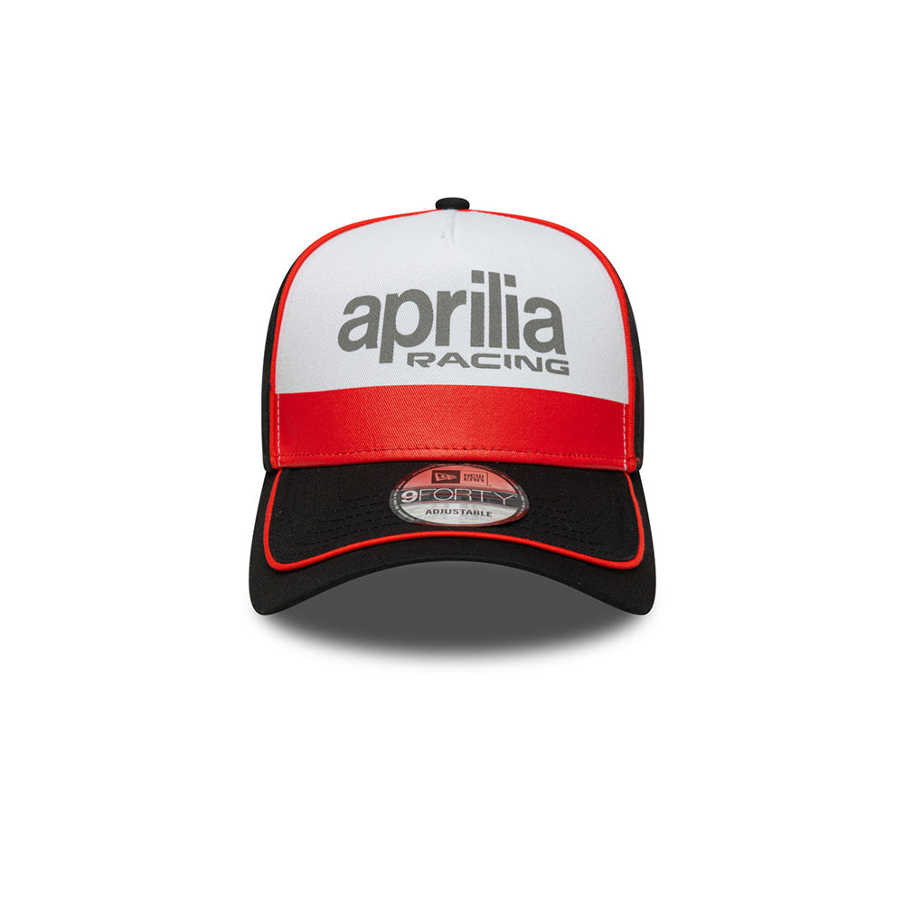 New Era หมวกรุ่น APRILIA EMEA MOTORSPORT BLACK 9FORTY M-CROWN A-FRAME CAP