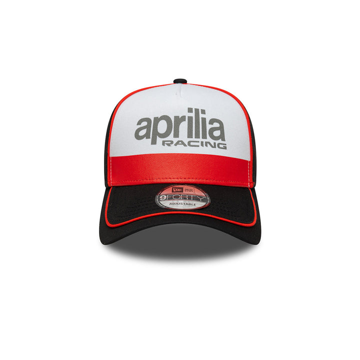 New Era หมวกรุ่น APRILIA EMEA MOTORSPORT BLACK 9FORTY M-CROWN A-FRAME CAP