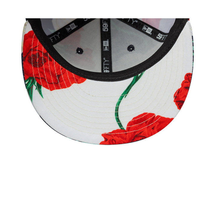 New Era หมวกรุ่น NEW ERA X KENZO ROSEY OPTIC WHITE 59FIFTY CAP