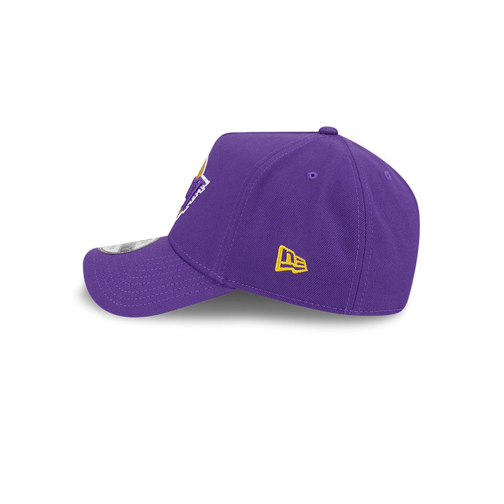 New Era หมวกรุ่น Los Angeles Lakers Upside Down Logo Nba True Purple 9Forty Aframe Cap