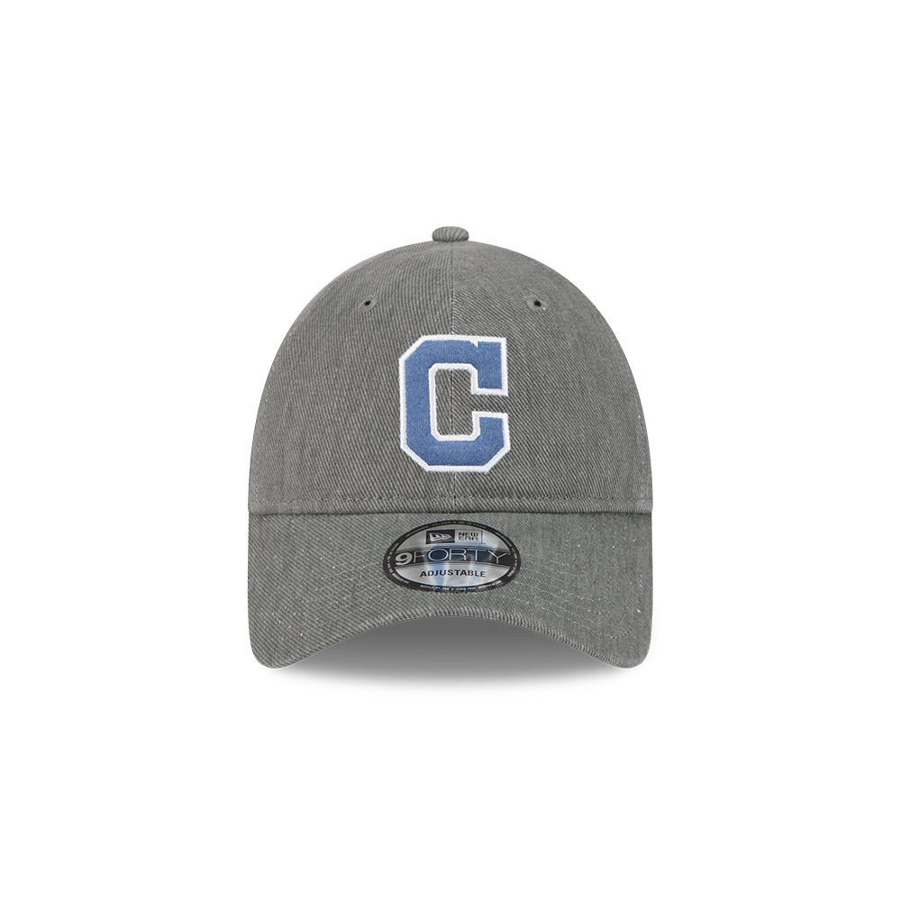 หมวกแก๊ป New Era รุ่น Cleveland Indians Cooperstown MLB Varsity Gray 9Forty Unst Cap