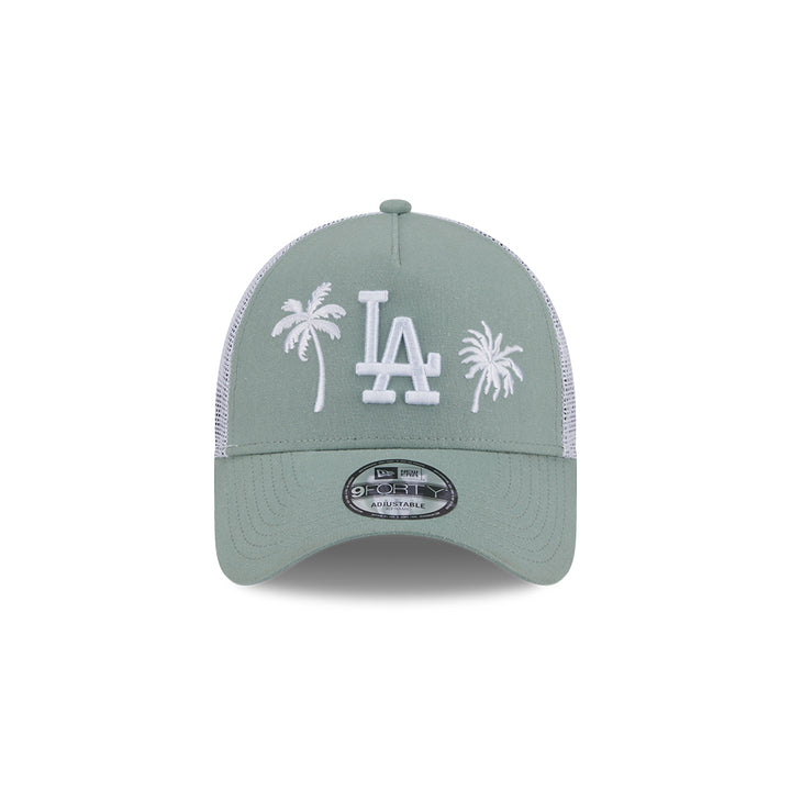 New Era หมวกรุ่น LOS ANGELES DODGERS RESORT EVEREST GREEN 9FORTY AF TRUCKER CAP