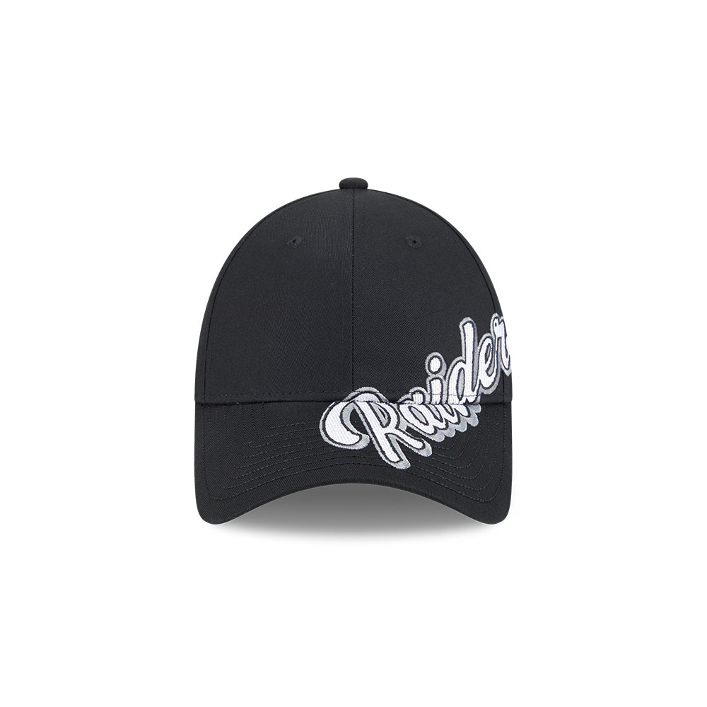 New Era หมวกรุ่น LAS VEGAS RAIDERS MIX LEAGUE CROSS PANELS BLACK 9FORTY CAP
