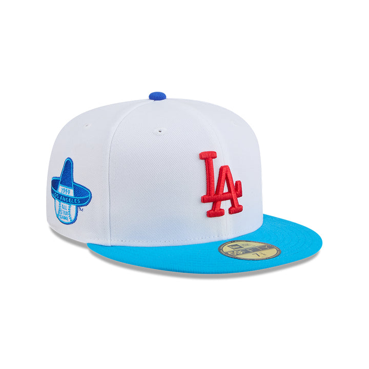 New Era หมวกรุ่น 59FIFTY PACK- RAMUNE LOS ANGELES DODGERS COOPERSTOWN 2-TONE BLUE FANATIC VISOR WHITE 59FIFTY CAP