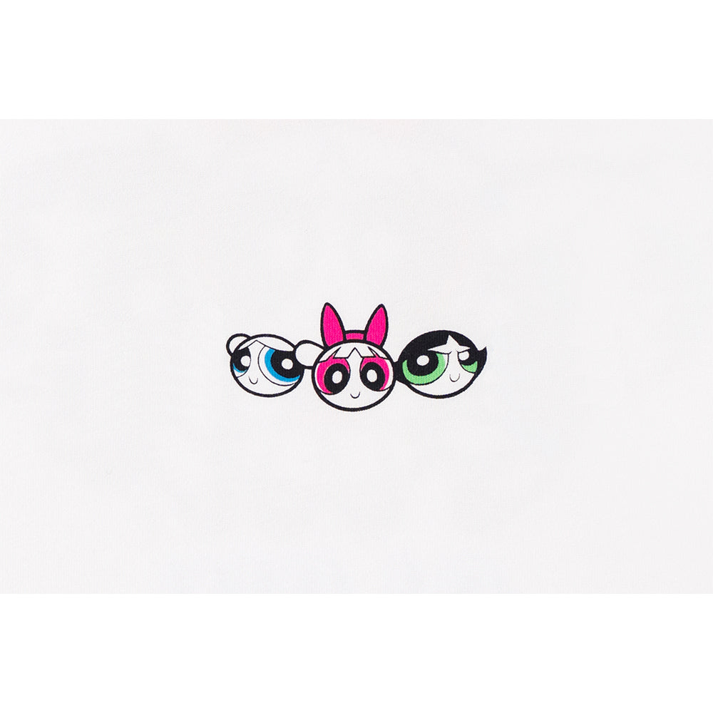 New Era เสื้อครอปรุ่น THE POWERPUFF GIRL WHITE WOMEN CROP TEE