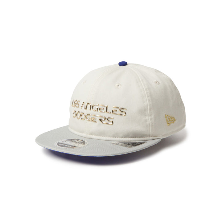 New Era หมวกรุ่น New Era X Hajime Sorayama Los Angeles Dodgers 2-Tone Silver Visor Ivory Rc 9Fifty Cap