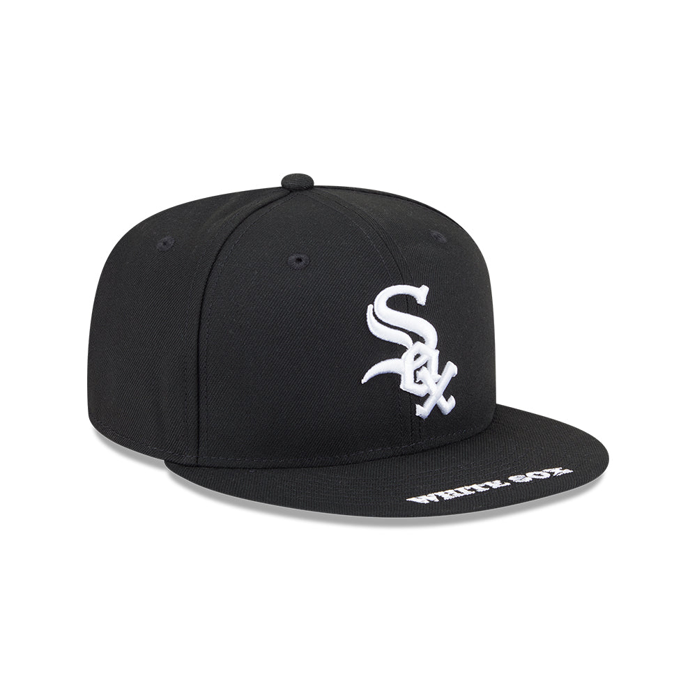 New Era หมวกรุ่น CHICAGO WHITE SOX MLB VISOR BLACK 9FIFTY CAP