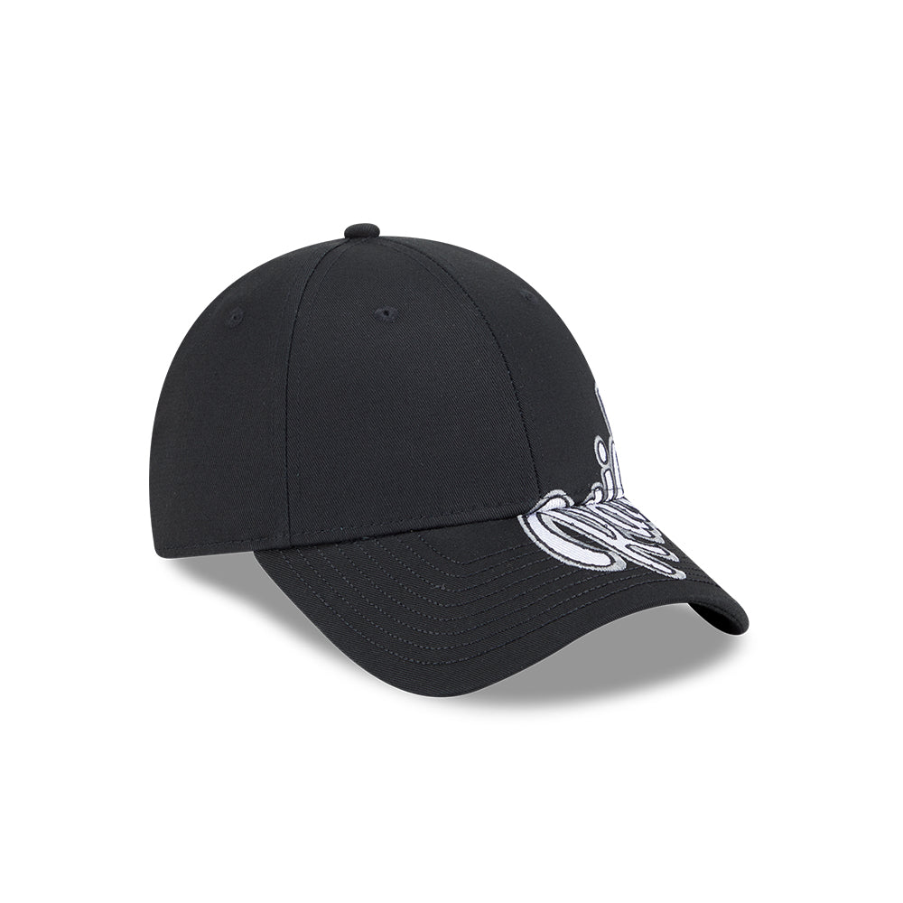 New Era หมวกรุ่น LAS VEGAS RAIDERS MIX LEAGUE CROSS PANELS BLACK 9FORTY CAP