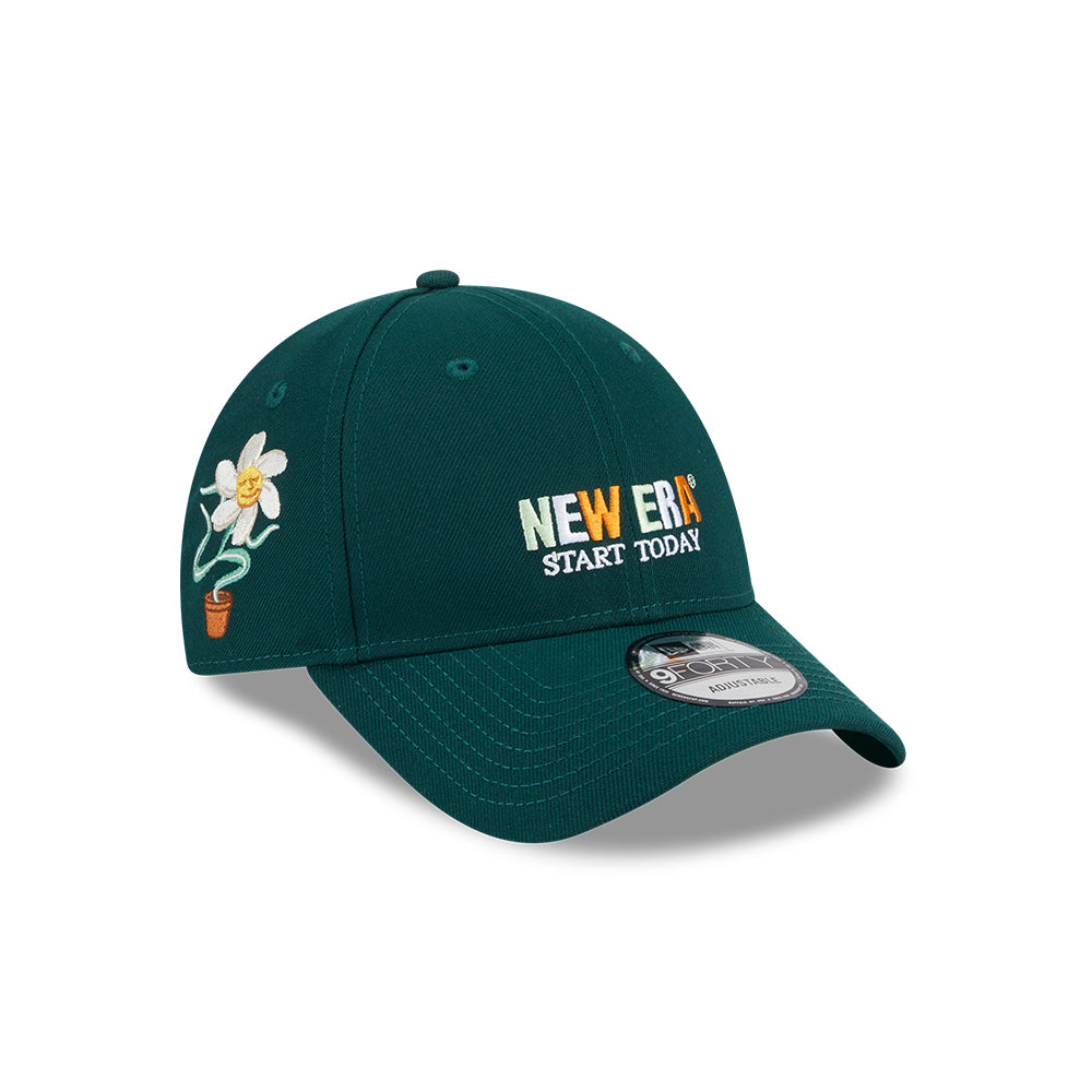 New Era หมวกรุ่น NEW ERA EARTH DAY DARK GREEN 9FORTY CAP