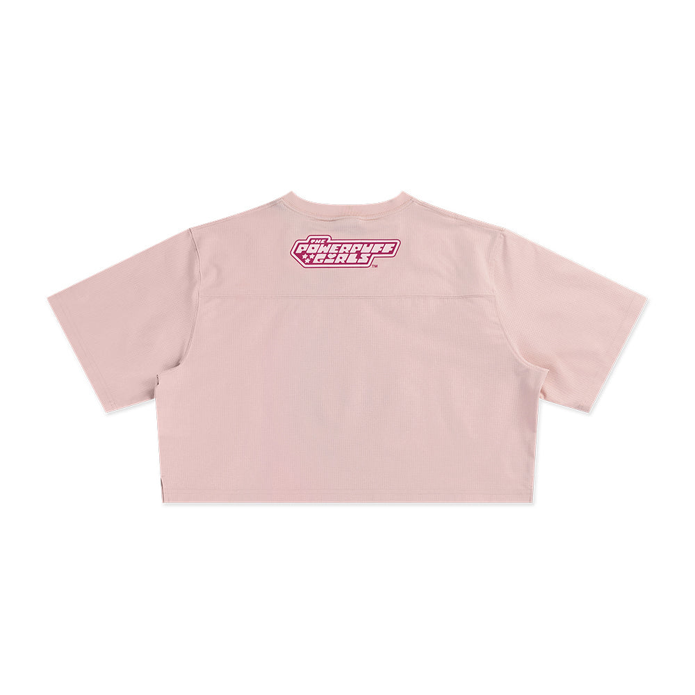 New Era เสื้อครอปรุ่น BLOSSOM THE POWERPUFF GIRL PINK WOMEN CROP JERSEY