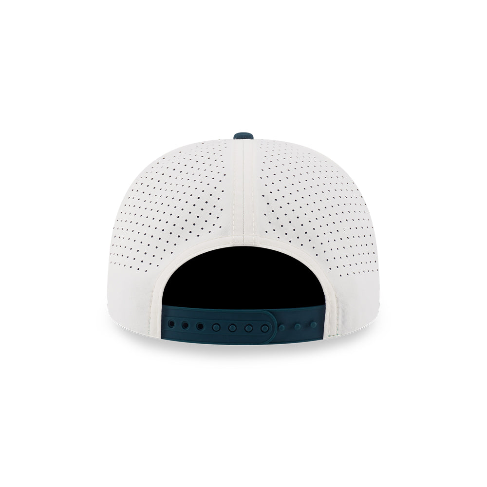 New Era หมวกรุ่น LOS ANGELES DODGERS 9SEVENTY COLLECTION CHROME WHITE AND DARK GREEN 9SEVENTY STRETCH SNAP CAP