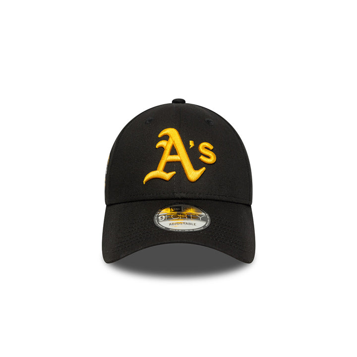 New Era หมวกรุ่น OAKLAND ATHLETICS SIDE PATCH BLACK 9FORTY CAP