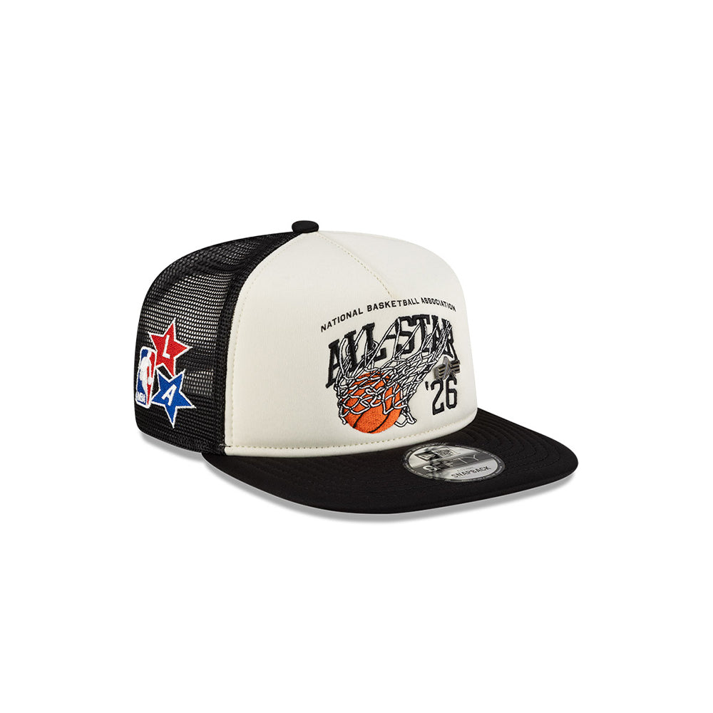 New Era หมวกรุ่น NBA ALL STAR GAME ALPHA INDUSTRIAL x NBA ASG CHROM WHITE 9FIFTY A-FRAME TRUCKER CAP