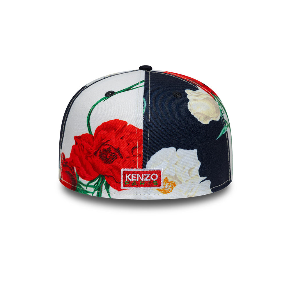 New Era หมวกรุ่น NEW ERA X KENZO ROSEY OPTIC WHITE 59FIFTY CAP