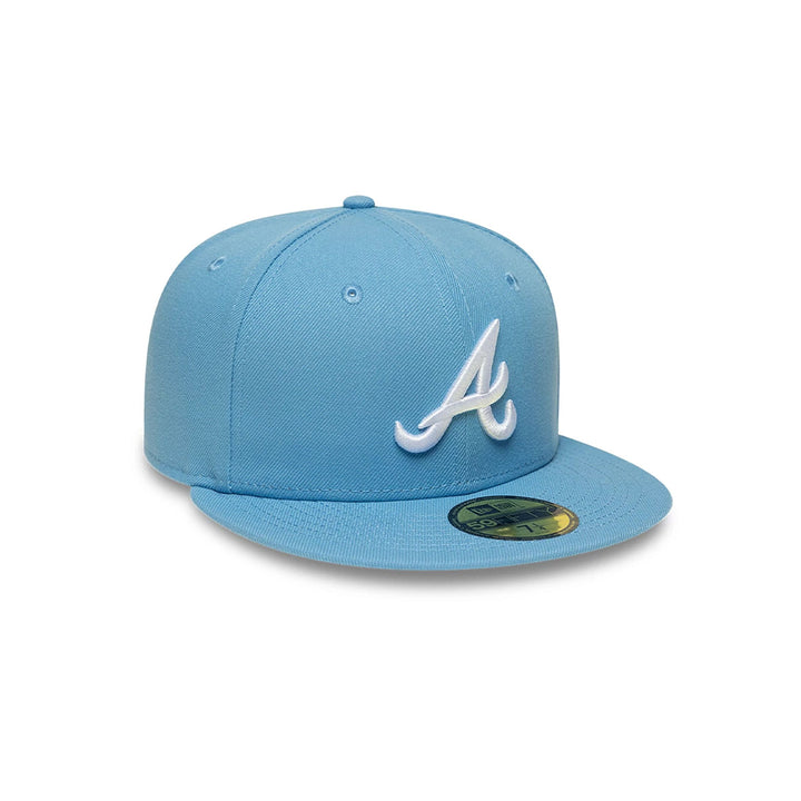 หมวกแก๊ป New Era รุ่น Atlanta Braves AC Special Color Pastel Blue 59Fifty Cap