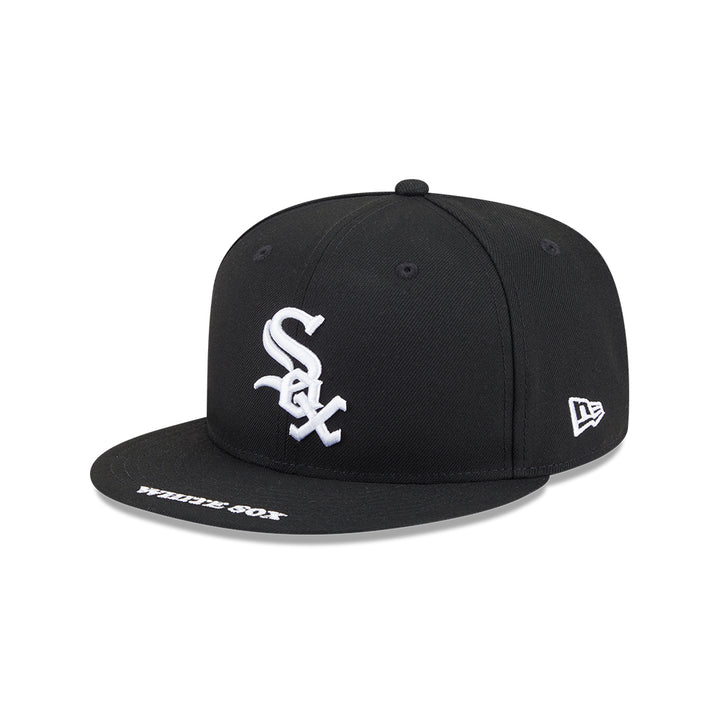 New Era หมวกรุ่น CHICAGO WHITE SOX MLB VISOR BLACK 9FIFTY CAP