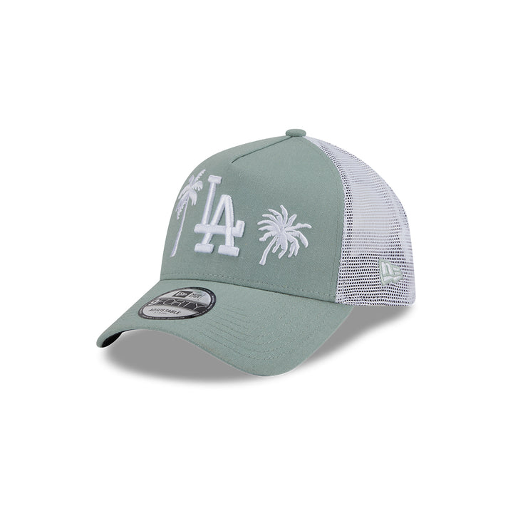 New Era หมวกรุ่น LOS ANGELES DODGERS RESORT EVEREST GREEN 9FORTY AF TRUCKER CAP