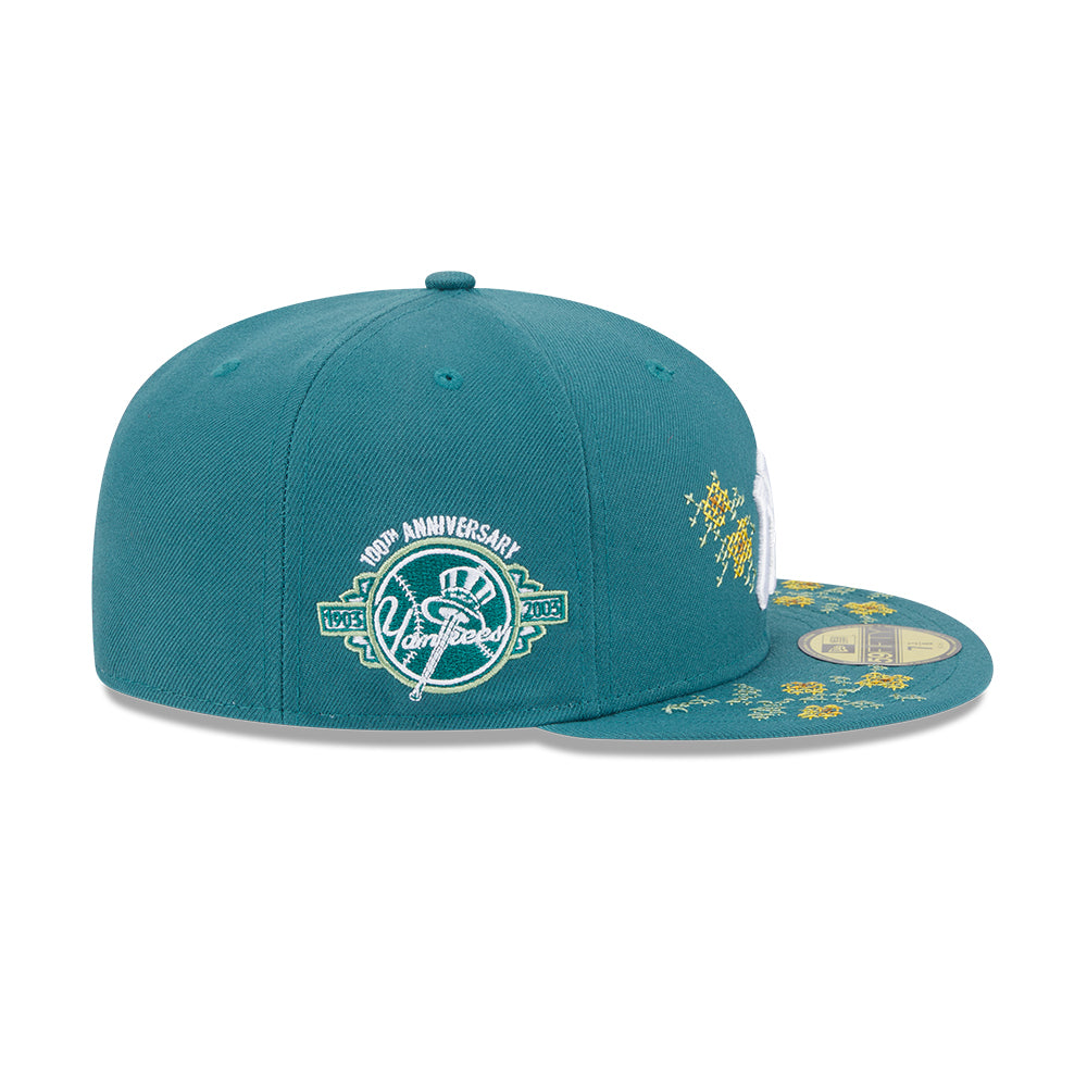 New Era หมวกรุ่น NEW YORK YANKEES CO 59FIFTY PACK - GARDEN PINE NEEDLE GREEN 59FIFTY CAP