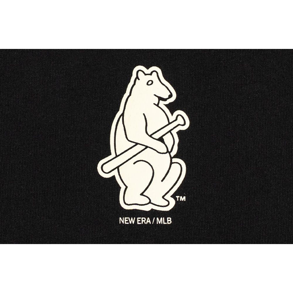 เสื้อยืดแขนสั้น New Era รุ่น Chicago Cubs Cooperstown League Mix Game Day Black Short Sleeve T-Shirt