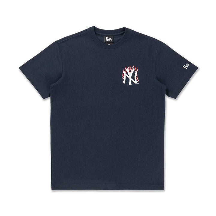 เสื้อยืดแขนสั้น New Era รุ่น 59Fifty Pack - Fire New York Yankees Cooperstown Acenavy Blue Short Sleeve T-Shirt