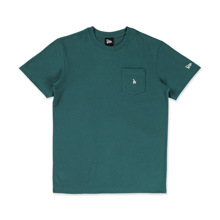 เสื้อยืดแขนสั้น New Era รุ่น Los Angeles Dodgers Color Era Pine Needle Green Short Sleeve T-Shirt