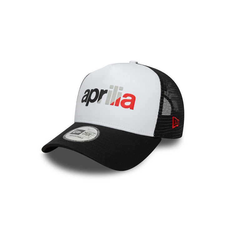 New Era หมวกรุ่น APRILIA EMEA MOTORSPORT BLACK 9FORTY A-FRAME TRUCKER CAP
