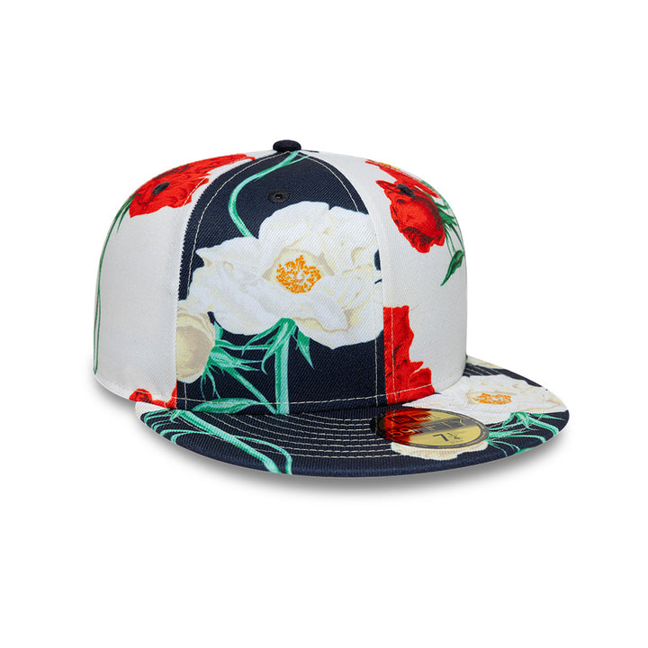 New Era หมวกรุ่น NEW ERA X KENZO ROSEY OPTIC WHITE 59FIFTY CAP