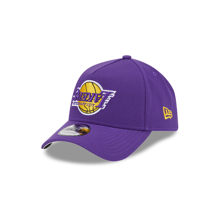 New Era หมวกรุ่น Los Angeles Lakers Upside Down Logo Nba True Purple 9Forty Aframe Cap