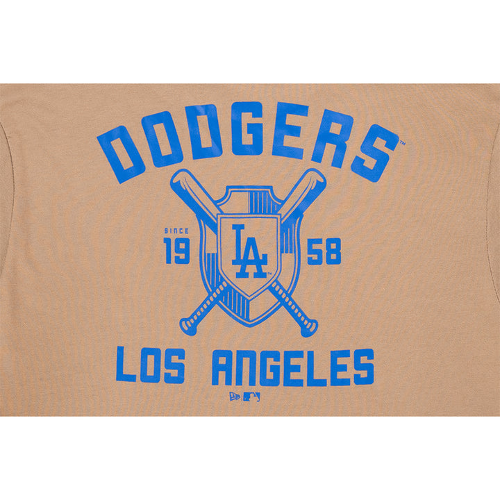 New Era เสื้อยืดแขนสั้นรุ่น LOS ANGELES DODGERS ESSENTIAL KHAKI SHORT SLEEVE TEE
