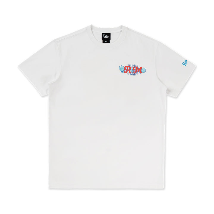 New Era เสื้อยืดแขนสั้นรุ่น Rick And Morty The Universe Is Yours White Short Sleeve T-Shirt