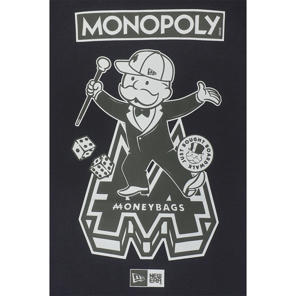 New Era เสื้อยืดแขนสั้นรุ่น New Era X Monopoly Monopoly Graphite Short Sleeve Tee Apparel