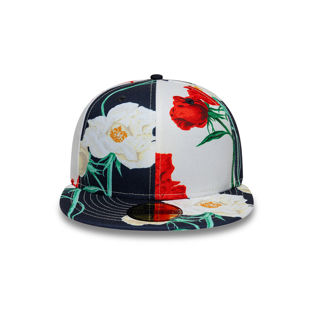 New Era หมวกรุ่น NEW ERA X KENZO ROSEY OPTIC WHITE 59FIFTY CAP
