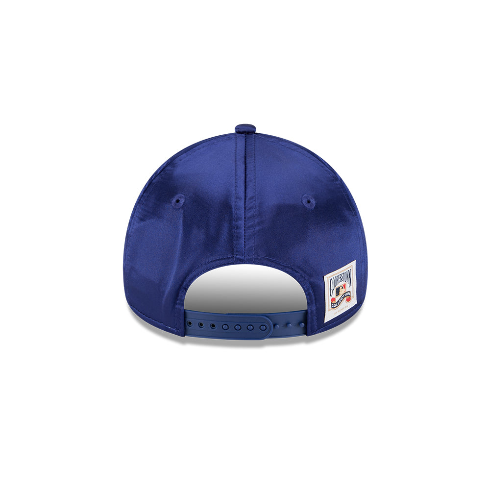 New Era หมวกรุ่น LOS ANGELES DODGERS CO SATIN COOPERSTOWN DARK ROYAL 9FORTY A-FRAME CAP