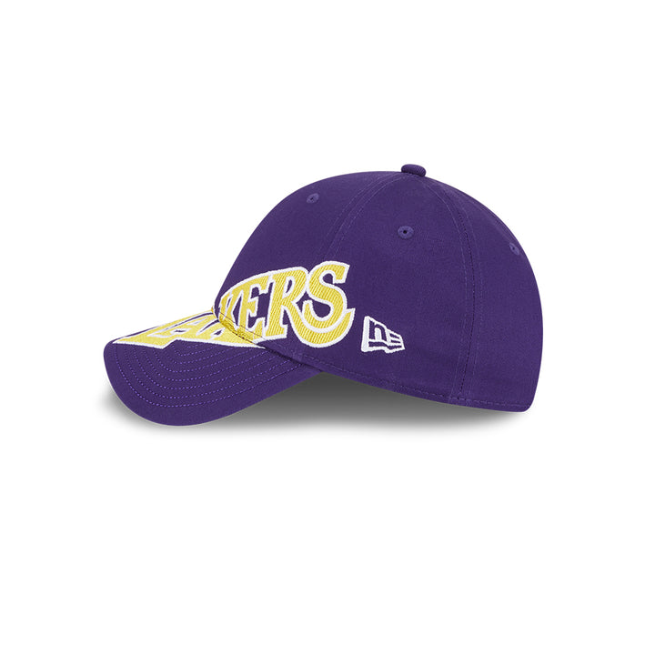 New Era หมวกรุ่น LOS ANGELES LAKERS MIX LEAGUE CROSS PANELS PURPLE 9FORTY CAP