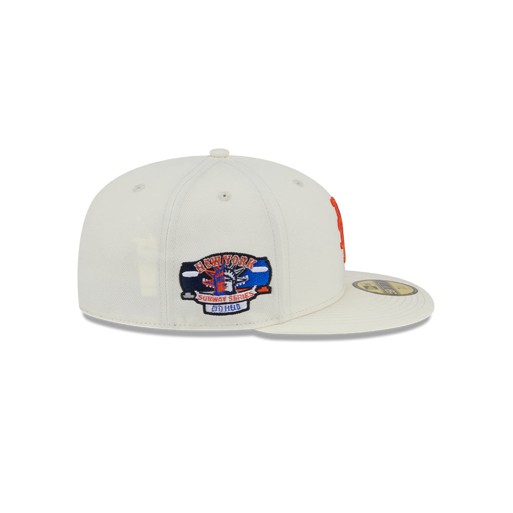 New Era หมวกรุ่น NEW YORK METS 59FIFTY PACK - CITY SERIES CHROME WHITE 59FIFTY CAP