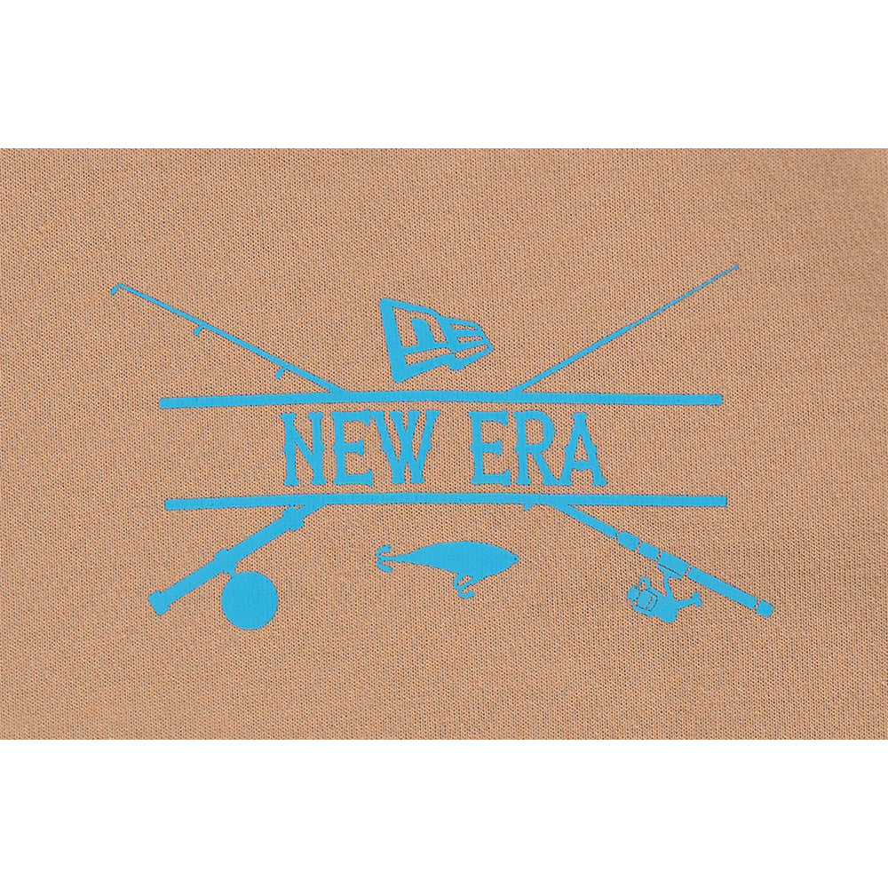 New Era เสื้อยืดแขนสั้นรุ่น New Era Outdoor Fishing Khaki Performance Short Sleeve T-Shirt