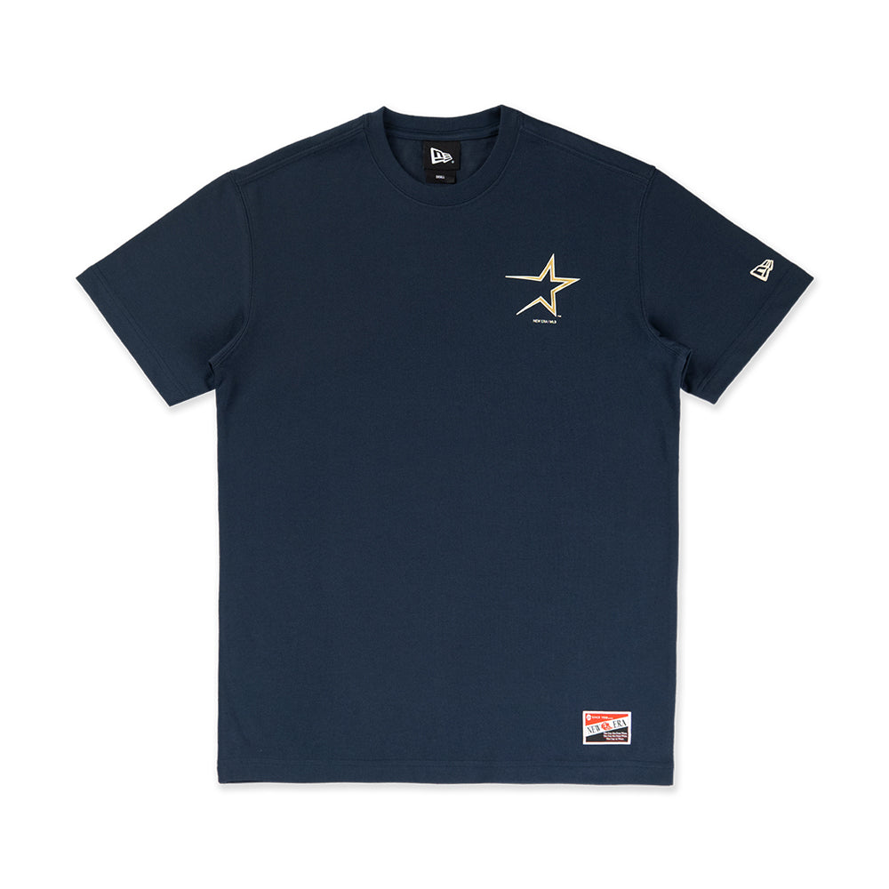 เสื้อยืดแขนสั้น New Era รุ่น Houston Astros Cooperstown League Mix Game Day Oceanside Blue Short Sleeve T-Shirt